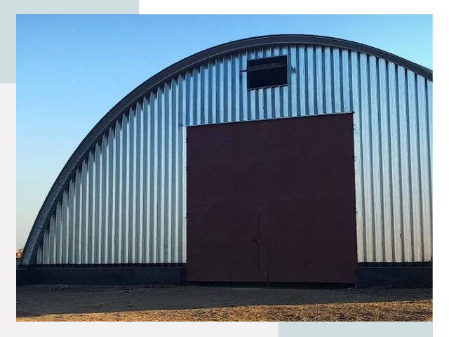 Бескаркасные ангары в Новокубанске