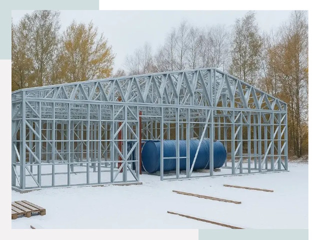 Металлические ангары в Новокубанске